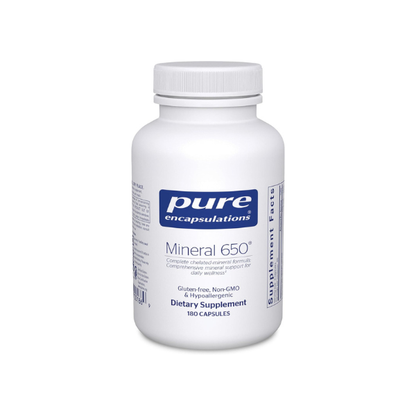 Pure Encapsulations Mineral 650, 180 Capsules