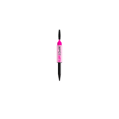 NYX Professional Makeup Fluff & Snatch Eyebrow Pencil, Eyebrow Powder Pen, Black, 0.04 oz