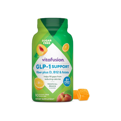 Vitafusion GLP1 Fiber Plus Gummy | 90 Sugar Free Gummies