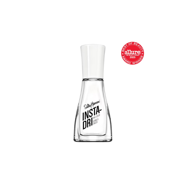 Sally Hansen Insta-Dri Nail Polish, White on Time, 0.31 fl oz, Quick Dry