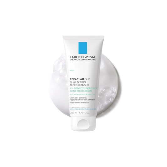 La Roche-Posay Effaclar Dual 4% Benzoyl Peroxide Acne Face Wash 6.76oz
