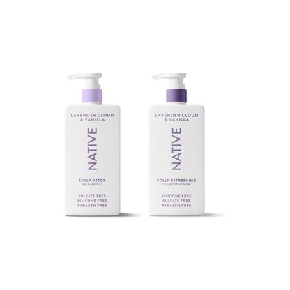 Native Scalp Lavender & Cloud Shampoo and Conditioner Regimen