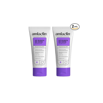 Amlactin KP Bumps Be Gone Body Cream, 15% Lactic Acid, 3 oz, 2 Pack