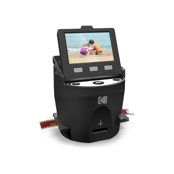 KODAK SCANZA Film & Slide Scanner, 3.5" LCD, 35mm, 126, 110, Super 8 & 8mm