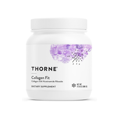 THORNE Collagen Fit, Grass-Fed Collagen Peptides with NR, 30 Servings
