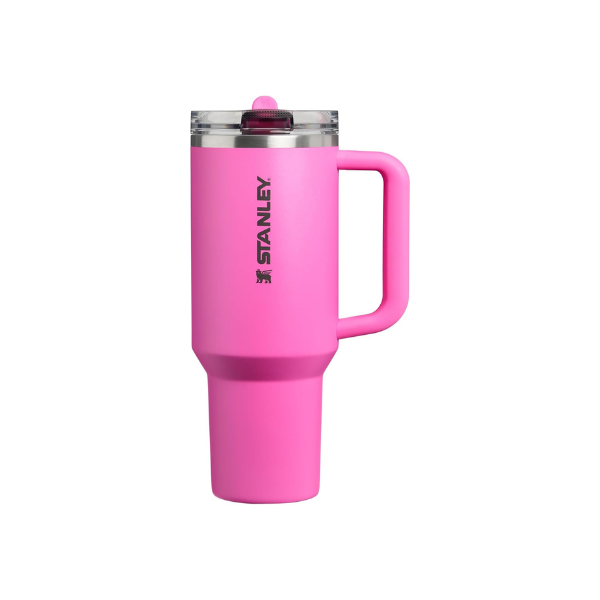 STANLEY Quencher ProTour Flipstraw Tumbler, 40 oz, Hot Pink