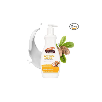 Palmer's Shea Formula Raw Shea Body Lotion, Pump, 13.5 Fl Oz (Pack of 2) - Packaging May Vary