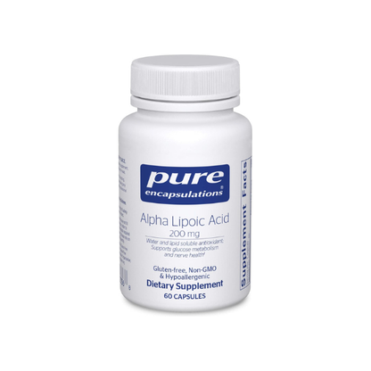 Pure Encapsulations Alpha Lipoic Acid 200 mg, 60 Capsules