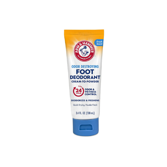 Arm & Hammer Cream to Powder Foot Deodorant, Sweat & Odor Control