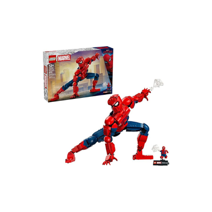 LEGO Marvel Spider-Man Hero Figure - Super Hero Building Toy for Boys & Girls, Ages 12+ - Posable Kids Bedroom, Bookshelf or Desk Decor - Gift for Birthdays - 76346