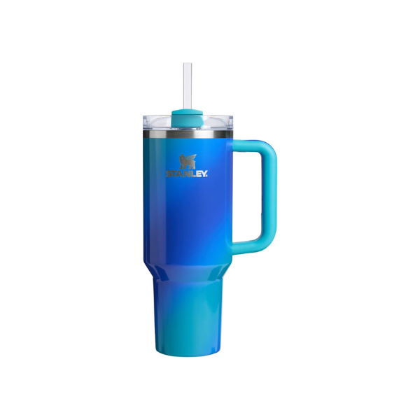 STANLEY Quencher H2.0 Flow State Tumbler, 40 oz, Sea Glass Aura