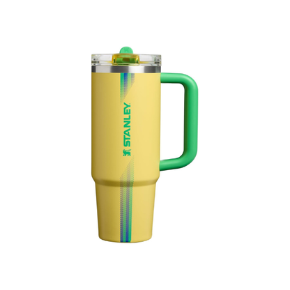 STANLEY Quencher ProTour Flipstraw Tumbler, 30 oz, Team Yellow Green