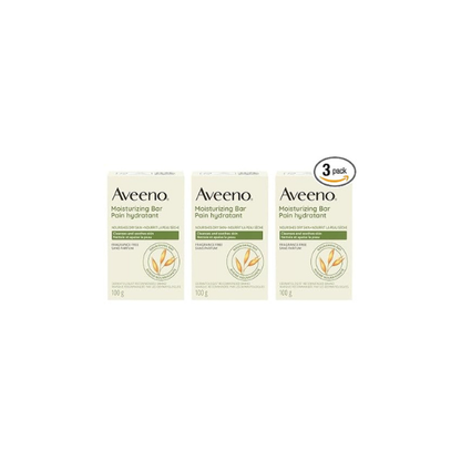 Aveeno Bar Dry Size 3.5 Ounce Aveeno Moisturizing Bar For Dry Skin (Pack of 3)