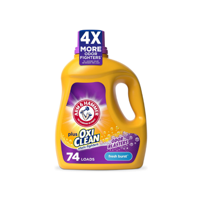 ARM & HAMMER Plus OxiClean with Odor Blasters Liquid Laundry Detergent