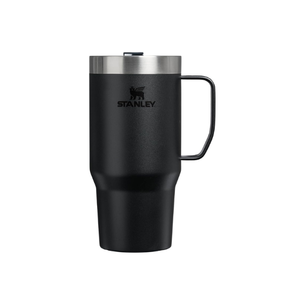 STANLEY The Everyday Suburban Mug | 24 oz | Drink Through Lid | Cup for Coffee, Tea and Drinks | Insulated Stainless Steel Coffee Mug | BPA-Free | Black 2.0