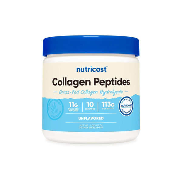 Nutricost Collagen Peptides Powder 4 oz (Unflavored) Type I & III Collagen