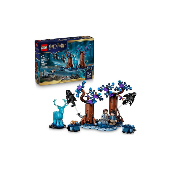 LEGO Harry Potter Forbidden Forest: Expecto Patronum 76475 | Building Toy for Girls & Boys, Ages 7+, Playset for Pretend Play, W/ Movie Character Figures, 244 pieces, Gift for Fans
