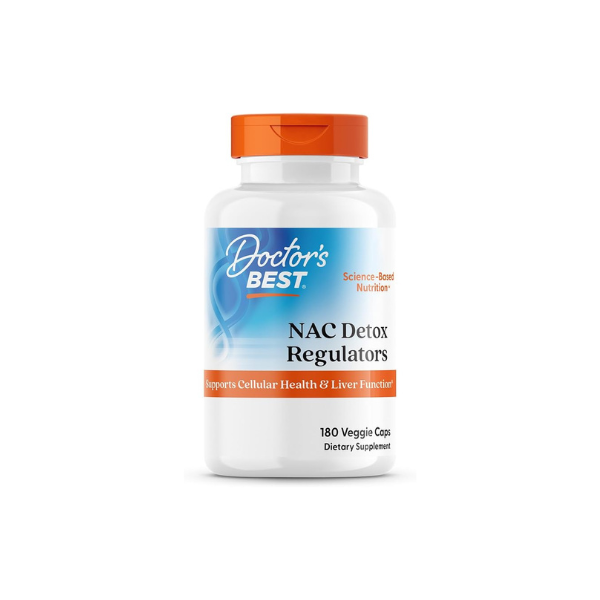 Doctor's Best NAC Detox Regulators Supplement, 180 Veg Caps