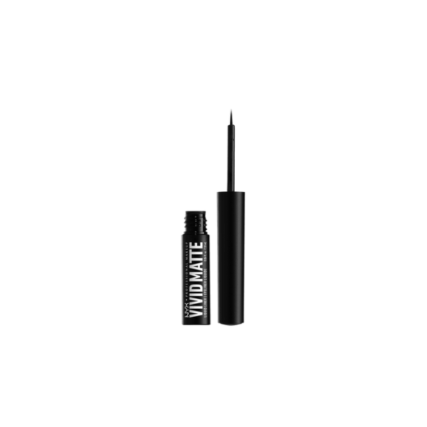 NYX Professional Makeup Vivid Matte Liquid Liner, Smear-Resistant Eyeliner with Precise Tip, Black
