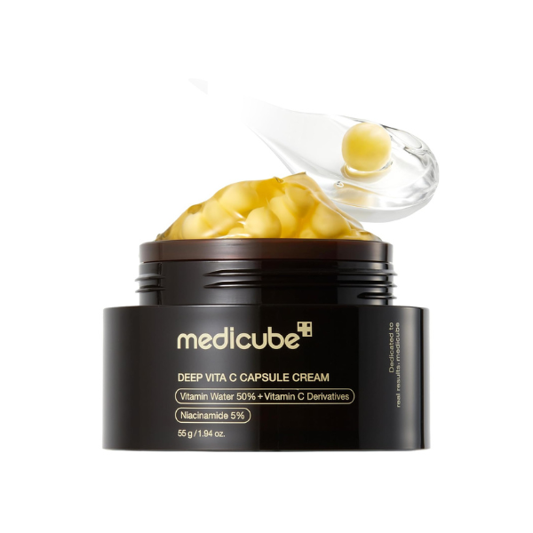 medicube Capsule Cream with Deep Vitamin C for Uneven Skin Tone & Texture