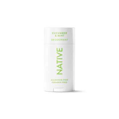 Native Deodorant, Aluminum Free, Cucumber & Mint, for Women and Men, 2.65 oz
