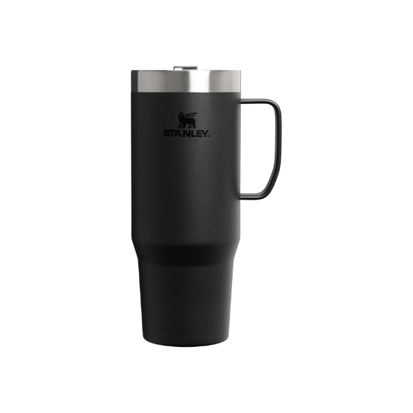 STANLEY The Everyday Suburban Mug | 30 oz | Drink Through Lid | Cup for Coffee, Tea and Drinks | Insulated Stainless Steel Coffee Mug | BPA-Free | Black 2.0