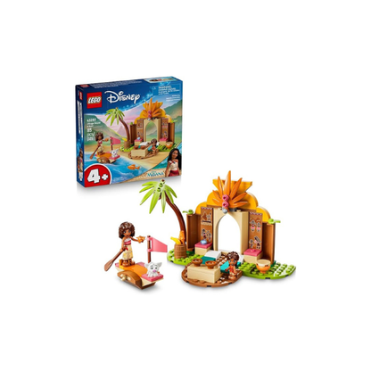 LEGO Disney Moana Village House & Boat 43282 | Building Toys for Girls & Boys, Ages 4+, Develops Fine Motor Skills, Moana Minidoll, 85 pieces, Gift for Birthdays