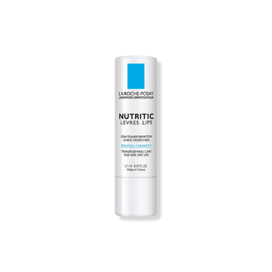 La Roche-Posay Nutritic Lip Balm for Very Dry Lips with Shea Butter, 0.15oz