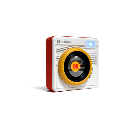 KODAK Spin Portable Wireless Bluetooth Speaker IPX4 Water Resistant 5 Hour Playtime Rechargeable Battery 15M Wireless Range 10W RMS Output 40W Peak Power Compact Speaker