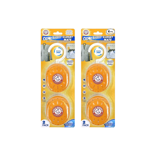 Arm & Hammer Odor Busterz Closet Mate, 4 Count Deodorizer