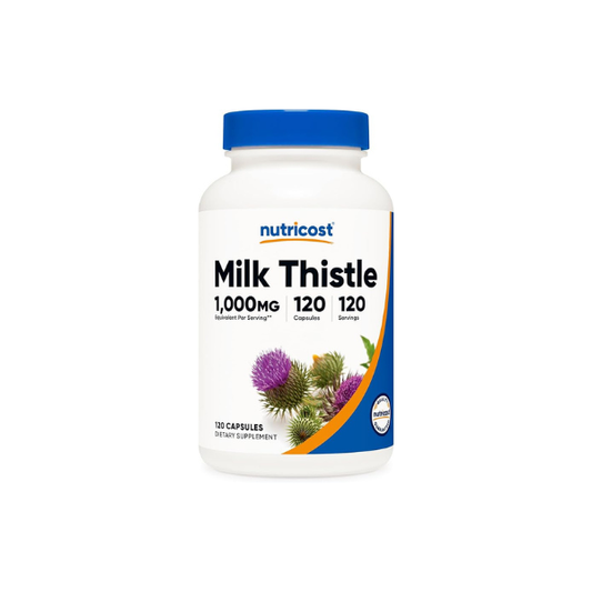 Nutricost Milk Thistle Extract 120 Capsules for 120 Servings Per Bottle