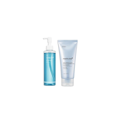 medicube Double Cleansing - Zero Pore Cleansing Oil & Zero Capsule Cleanser