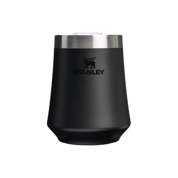 STANLEY Reserve Wine Tumbler | 11 oz Stainless Steel Travel Mug For Wine, Cocktails, Soda | Keeps Drinks Cold for Hours | BPA-Free | Black 2.0