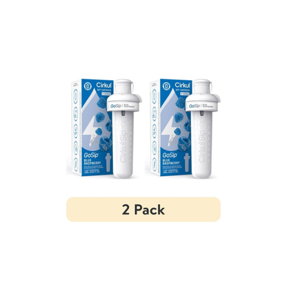 (2 pack) Cirkul GoSip Blue Raspberry Flavor Cartridge, Drink Mix, 1-Pack