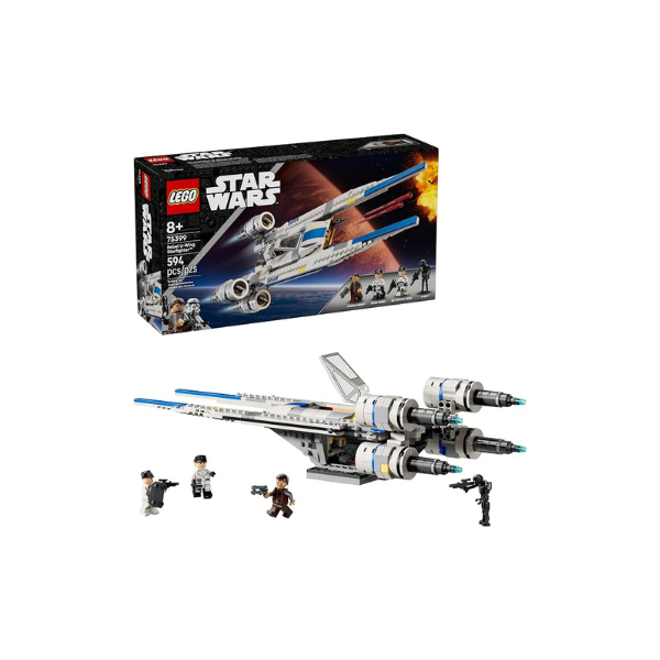LEGO Star Wars Rebel U-Wing Starfighter Building Set - Includes Cassian Andor, Dedra Meero and K-2SO - Model Action Toy - Birthday Gift Idea for Boys, Girls, Kids, Ages 8+ - 75399