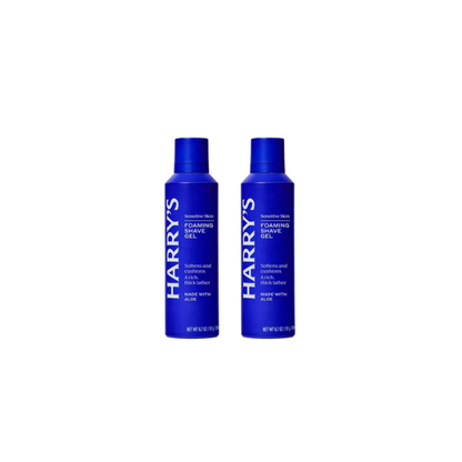 Harry's Men's Foaming Shave Gel with Aloe, 6.7 oz, 2 Pack