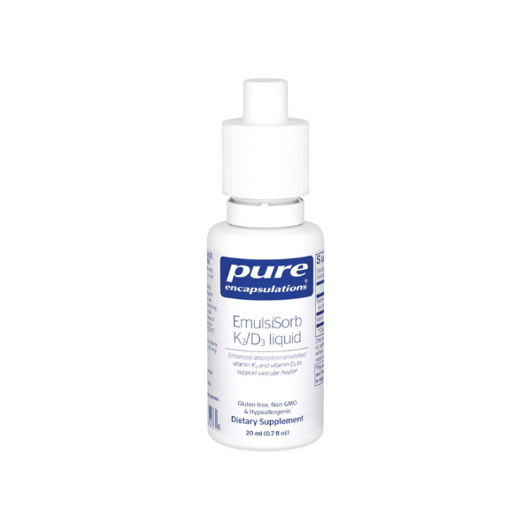 Pure Encapsulations EmulsiSorb K2/D3 Liquid, 0.7 Fl Oz