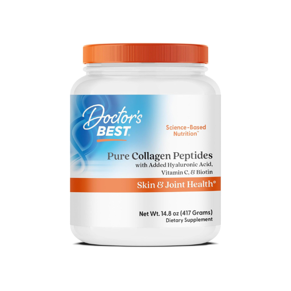 Doctor's BEST Pure Collagen Peptides w/Hyaluronic Acid, 14.8 oz