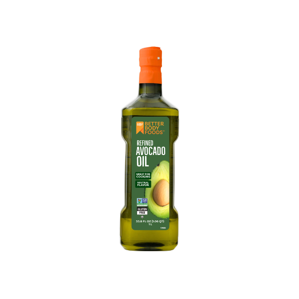 BetterBody Foods Refined Avocado Oil, 33.8 fl oz, 1 Liter
