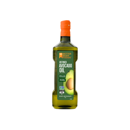 BetterBody Foods Refined Avocado Oil, 33.8 fl oz, 1 Liter