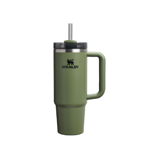 STANLEY Quencher H2.0 Flow State Tumbler, 30 oz, Dried Pine