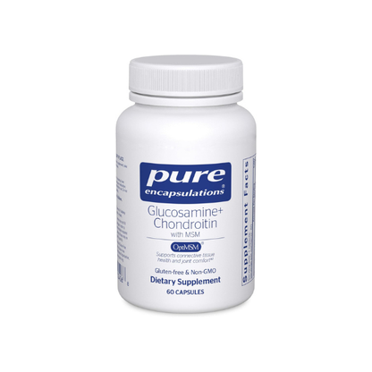 Pure Encapsulations Glucosamine Chondroitin with MSM, 60 Capsules