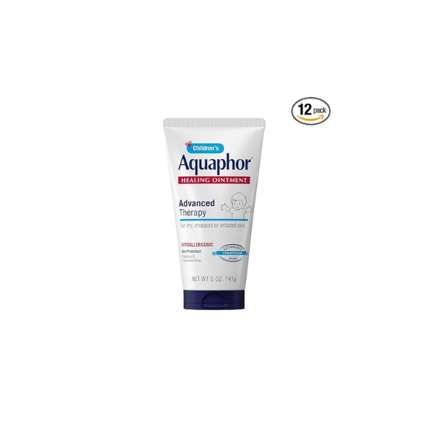 Aquaphor Children's Advanced Therapy Healing Ointment, 5 Ounce (Pack of 12)
