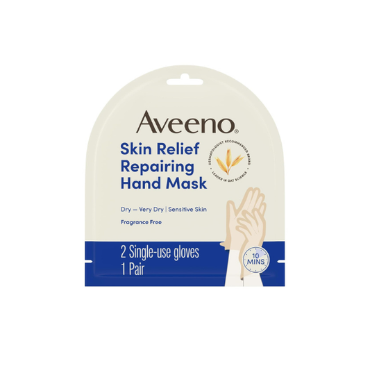 Aveeno Skin Relief Repairing Hand Mask, Fragrance-Free, 1 Pair
