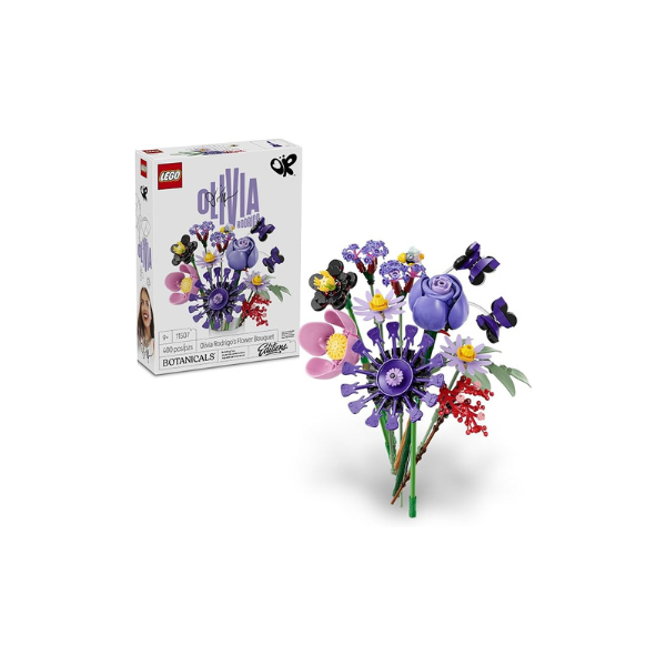 LEGO Botanicals Olivia Rodrigo's Flower Bouquet 11507 | Building Toys for Girls & Boys, Ages 9+, Bedroom Decor for Fans, Artificial Flowers, 400 pieces, Gift for Birthdays