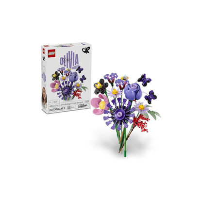 LEGO Botanicals Olivia Rodrigo's Flower Bouquet 11507 | Building Toys for Girls & Boys, Ages 9+, Bedroom Decor for Fans, Artificial Flowers, 400 pieces, Gift for Birthdays