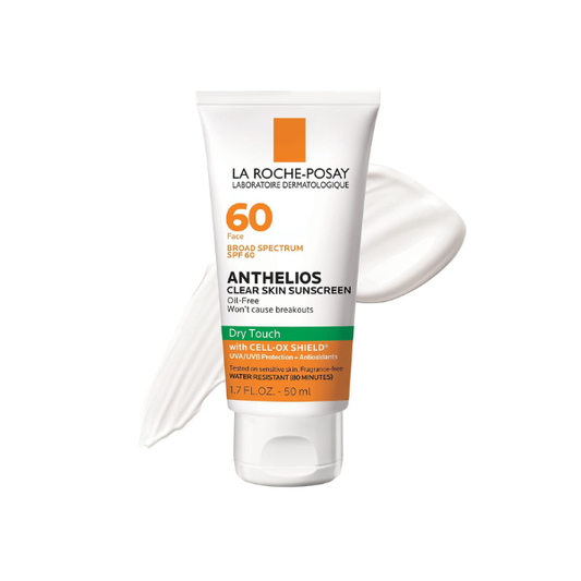 La Roche-Posay Anthelios Clear Skin Dry Touch Sunscreen for Face, SPF 60