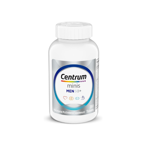 Centrum Minis Silver Men's Multivitamin for Men 50 and Over, 280 Tablets