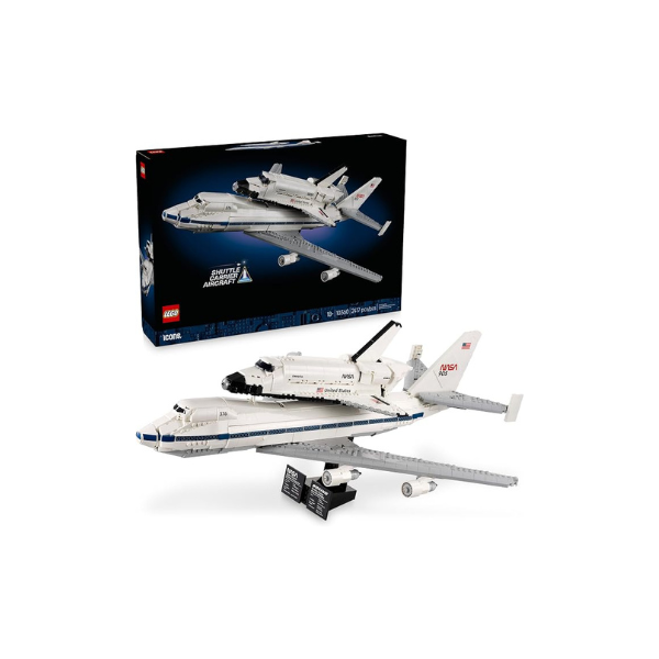 LEGO Icons Shuttle Carrier Aircraft Building Set for Adults - Spaceship & Airplane Model Kit for Adults, Ages 18+ - Air & Space Decor - Gift for Birthdays - 10360