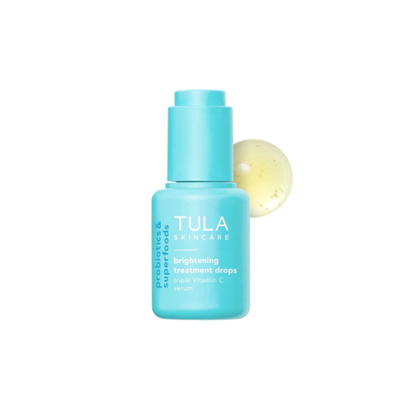 TULA Skin Care Brightening Treatment Drops Triple Vitamin C Serum, 1 fl oz